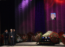 Ceremony of farewell with Magsud Ibrahimbeyov. Azerbaijan, Baku 23 match, 2016 